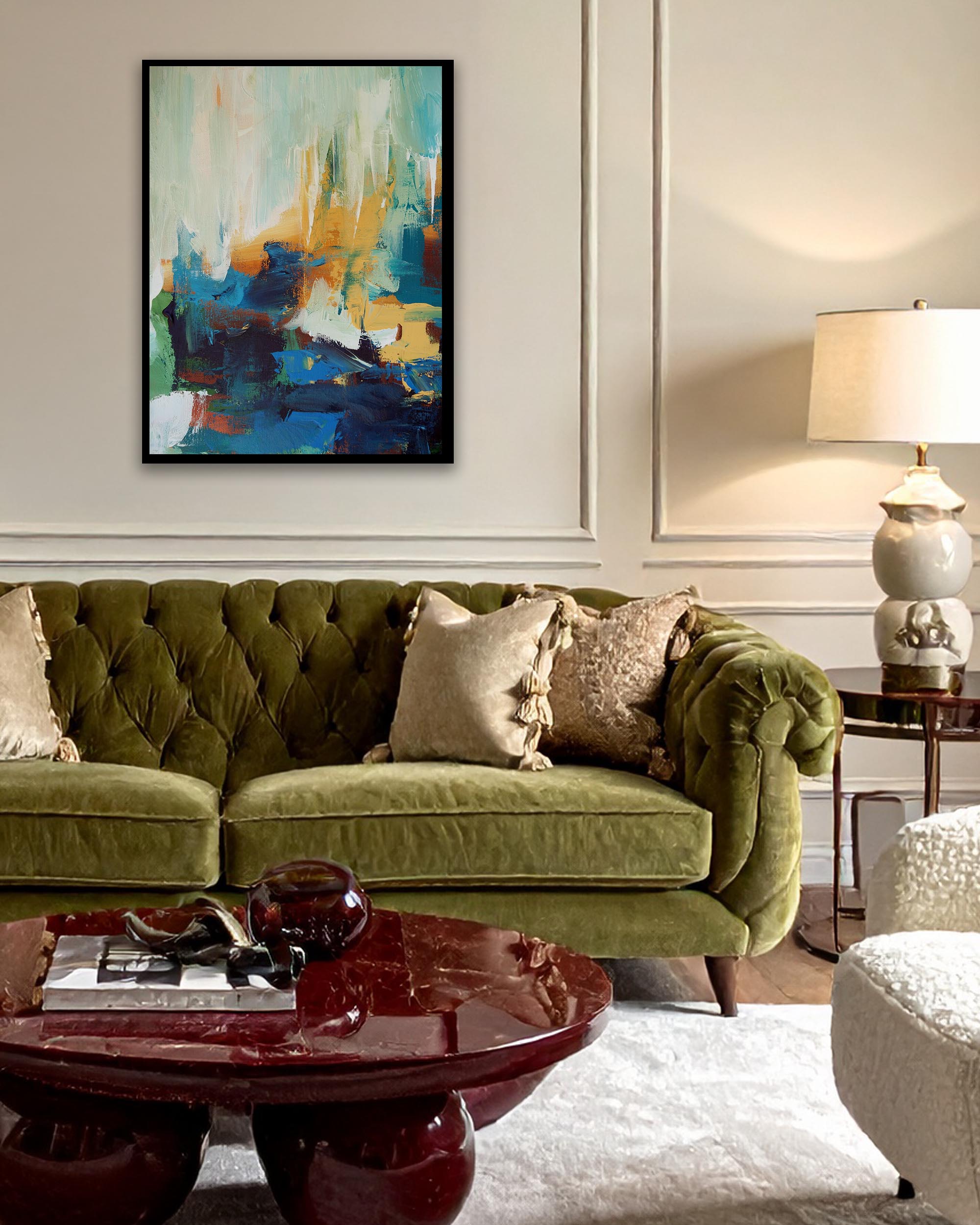 Colour Block 5 Canvas Art