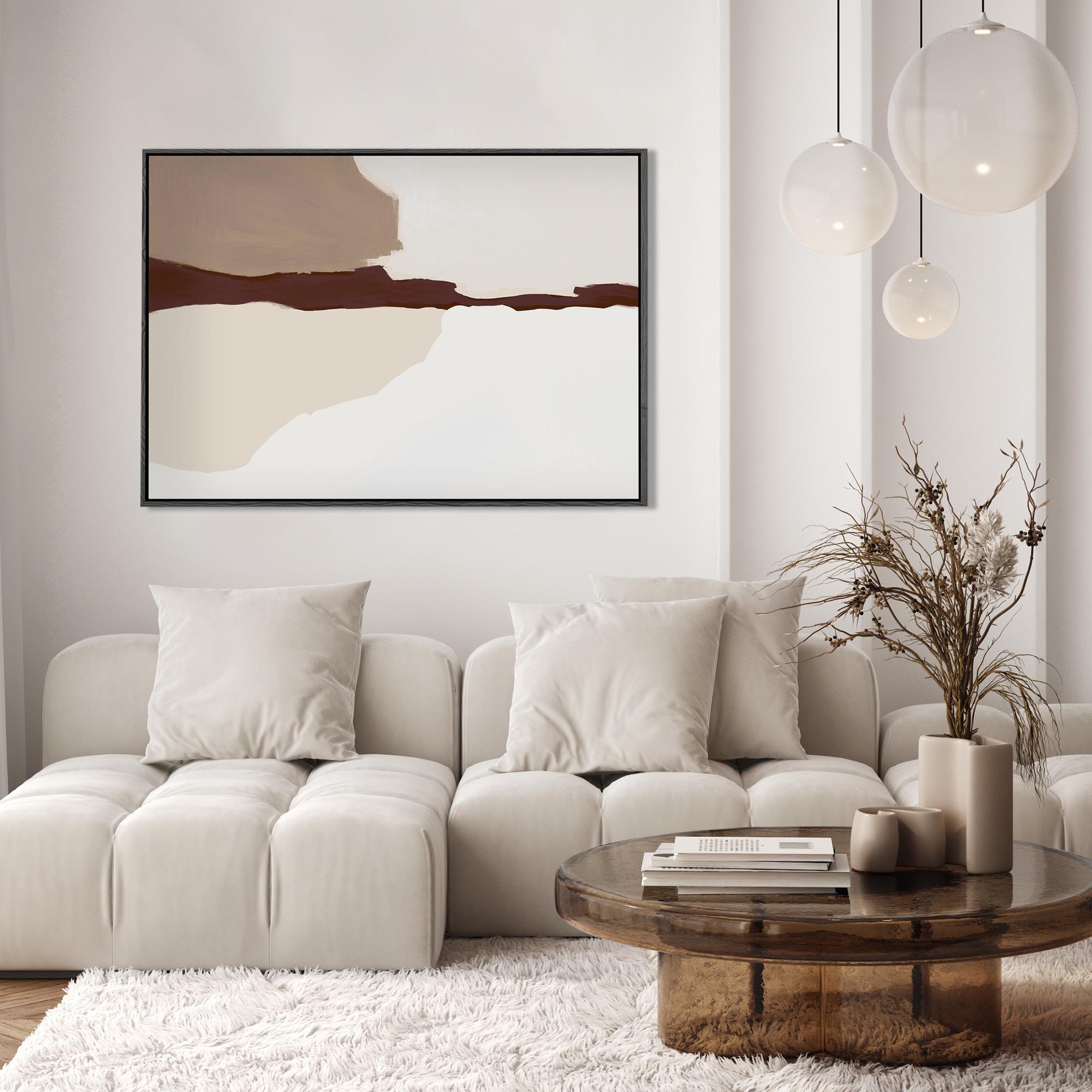 Untitled V Framed Canvas-Abstract House