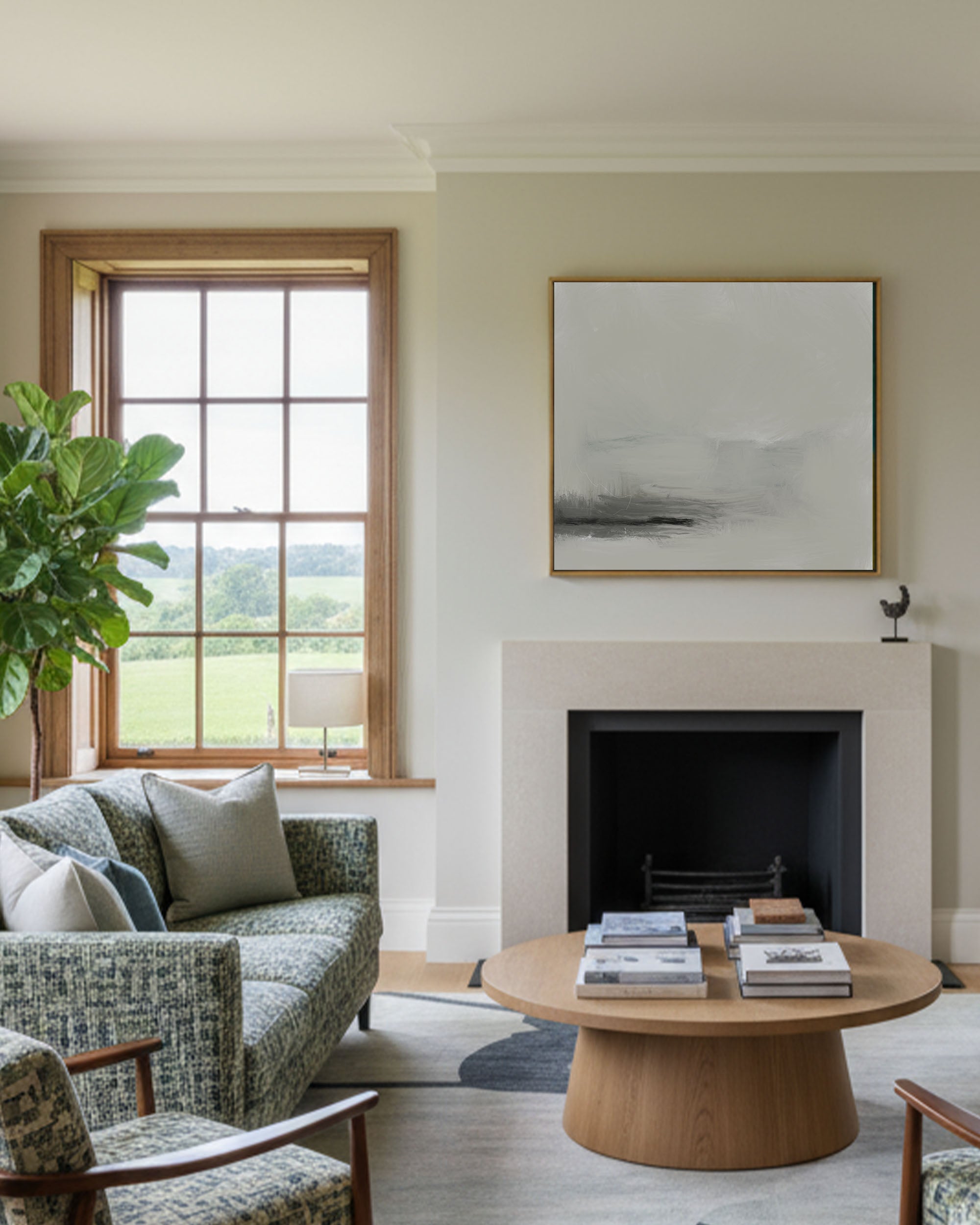 A Neutral Wash Canvas Art