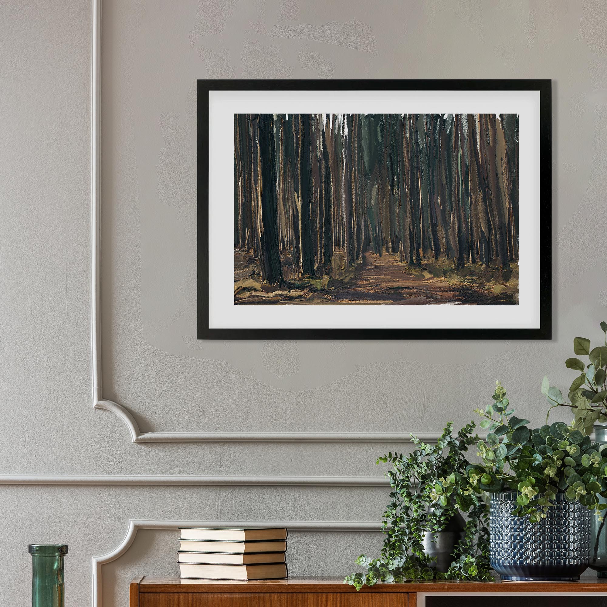 Norwegian Landscape Framed Print