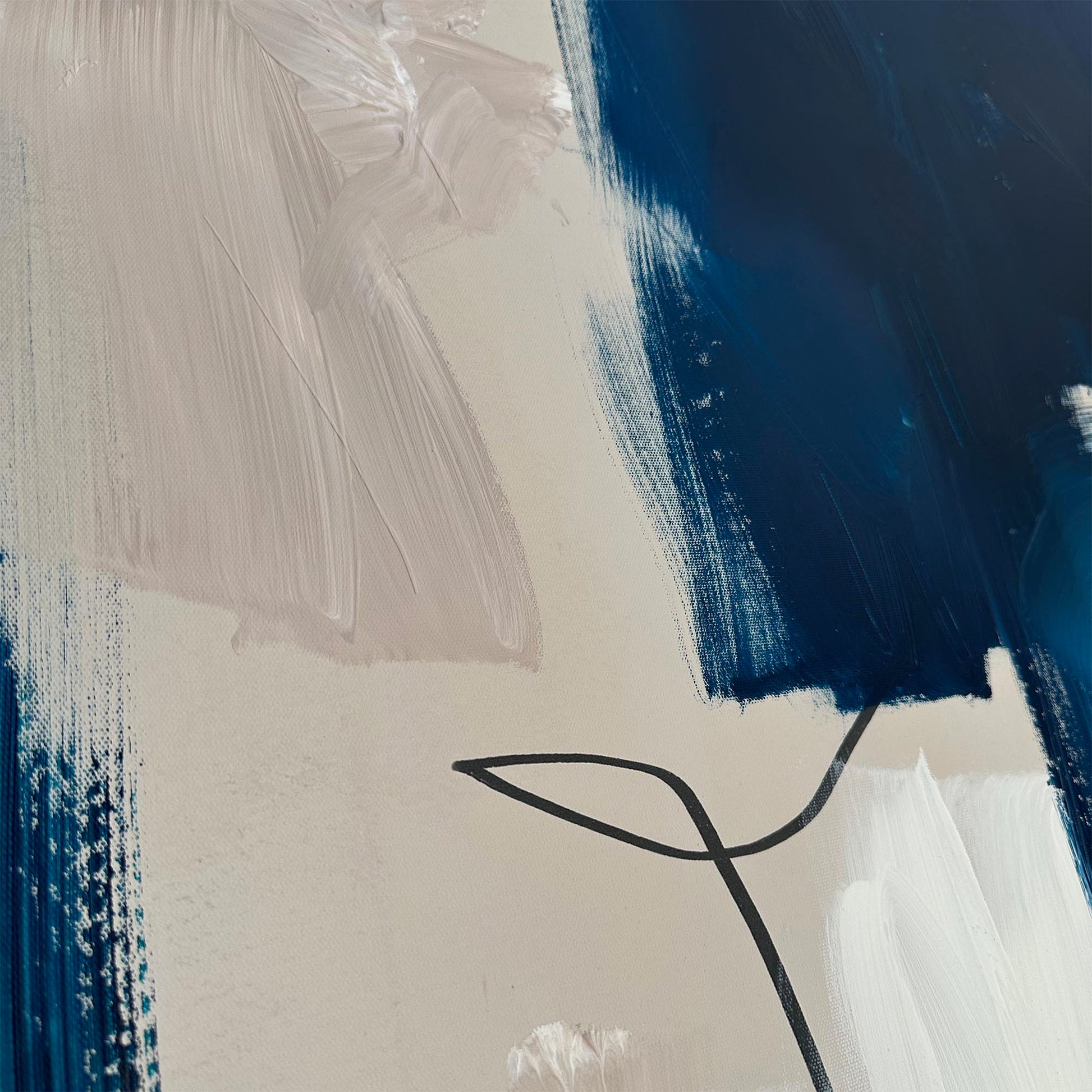 Nothing Left To Say - Original Painting-Abstract House