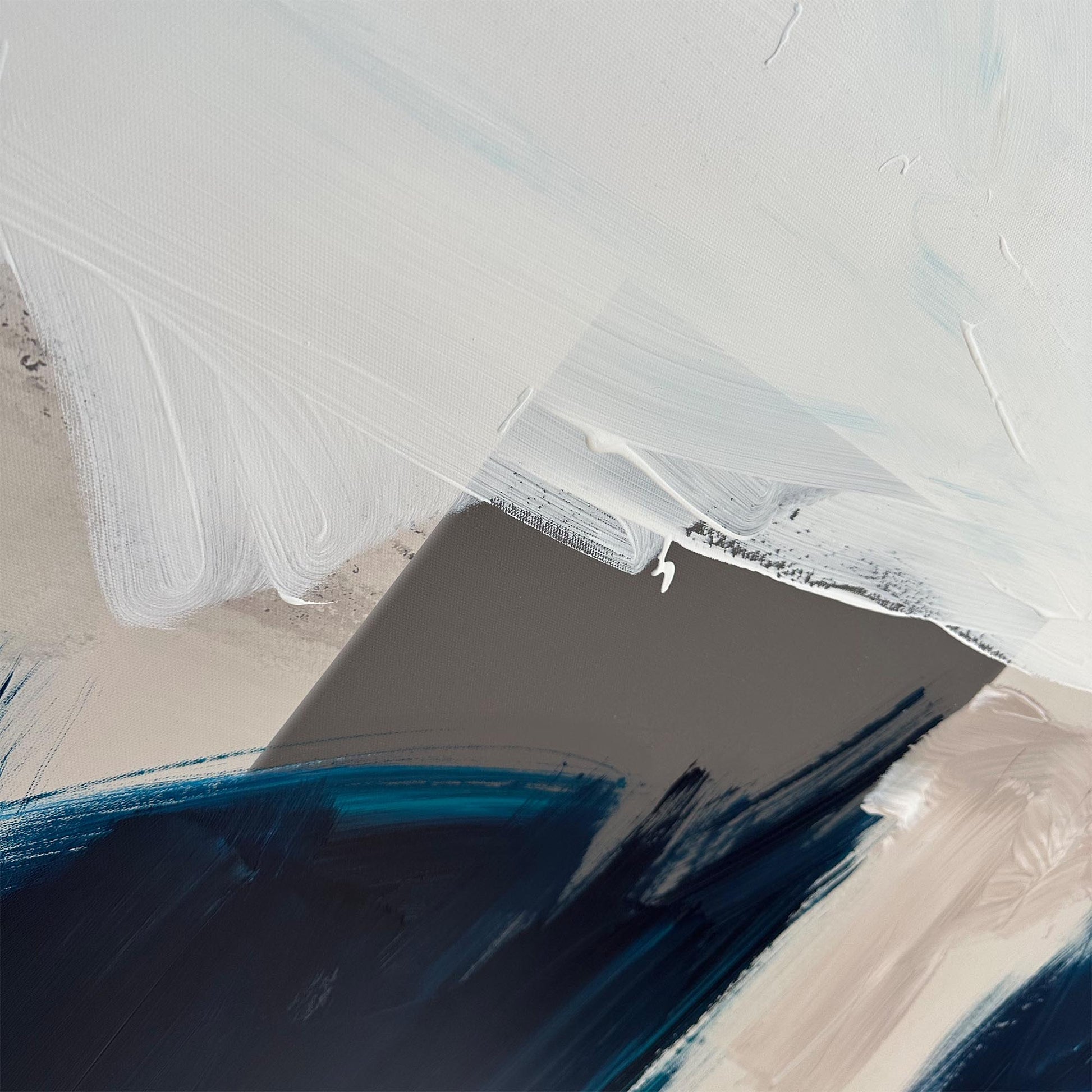 Nothing Left To Say - Original Painting-Abstract House