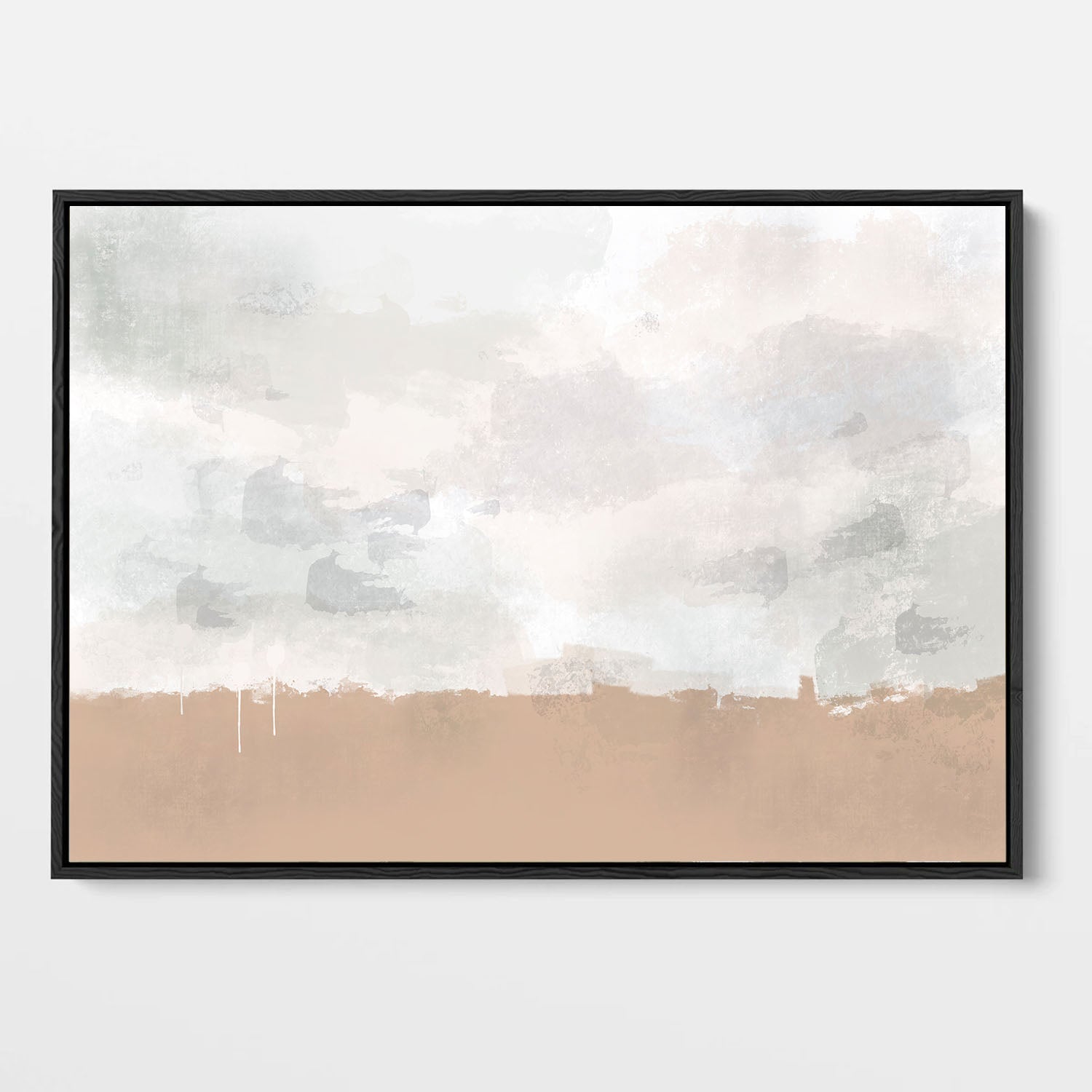 Peach Sands Framed Canvas