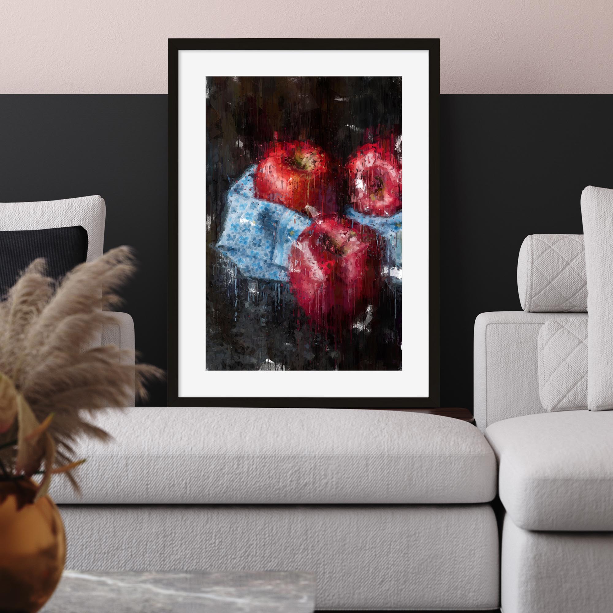 Red Apples Painting Fine Art Print