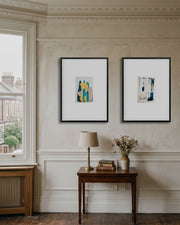 The Riddle Duo | Framed Original Painting Diptych