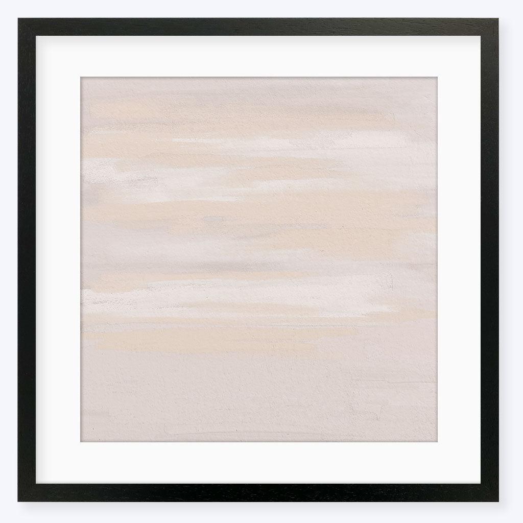 Abstract Peach Sky Framed Art