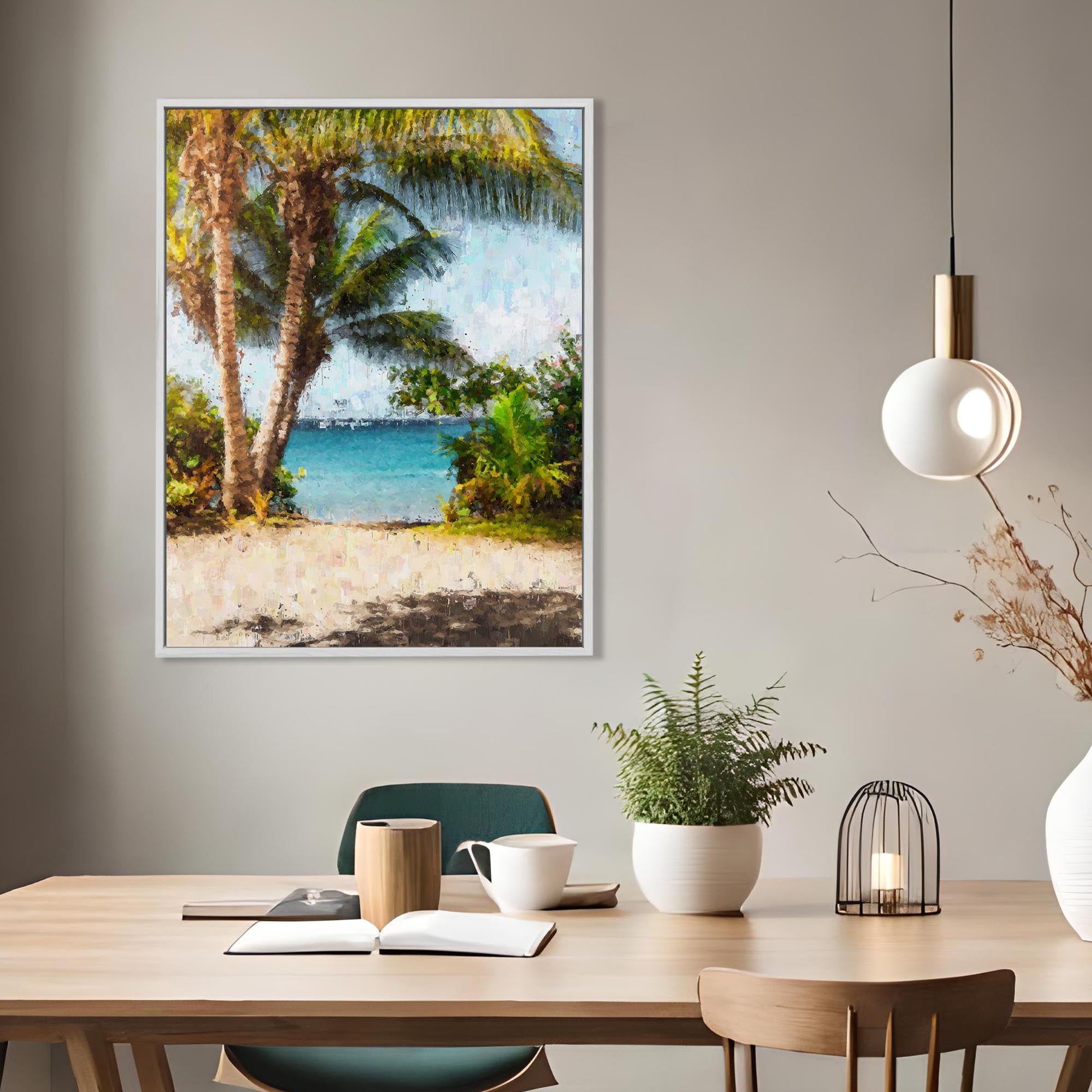 Tropical Island Canvas Print