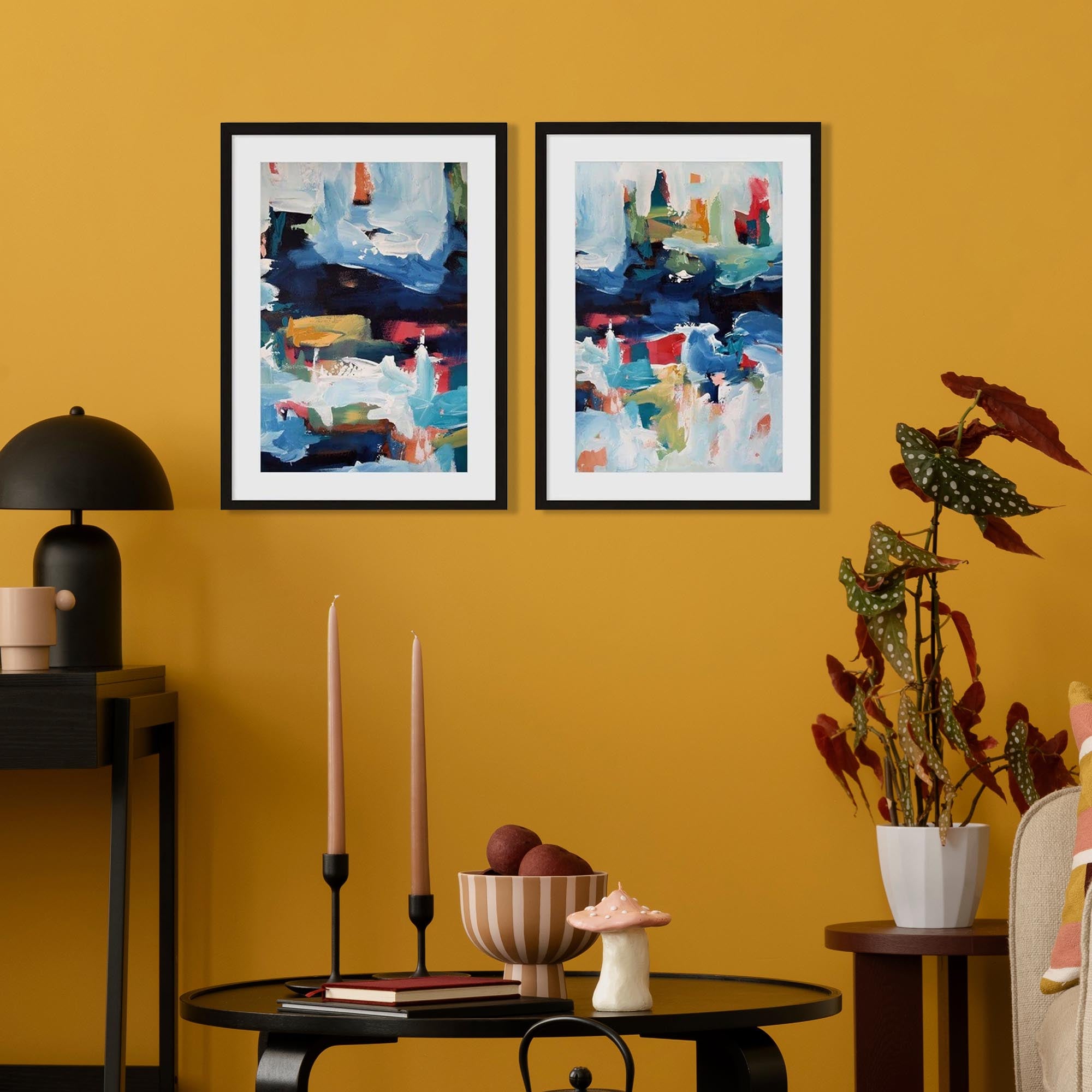 The Harbour - Print Set Of 2-Abstract House