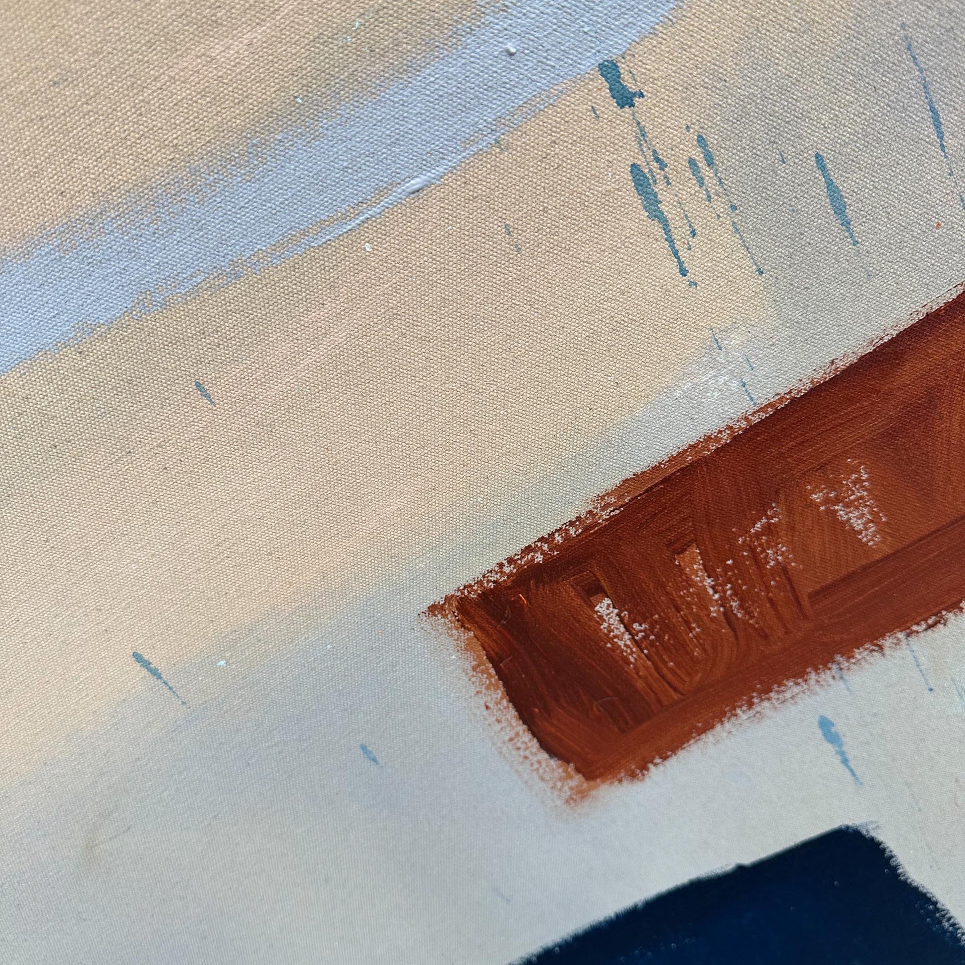 The Little Things In Life - Original Painting-Abstract House