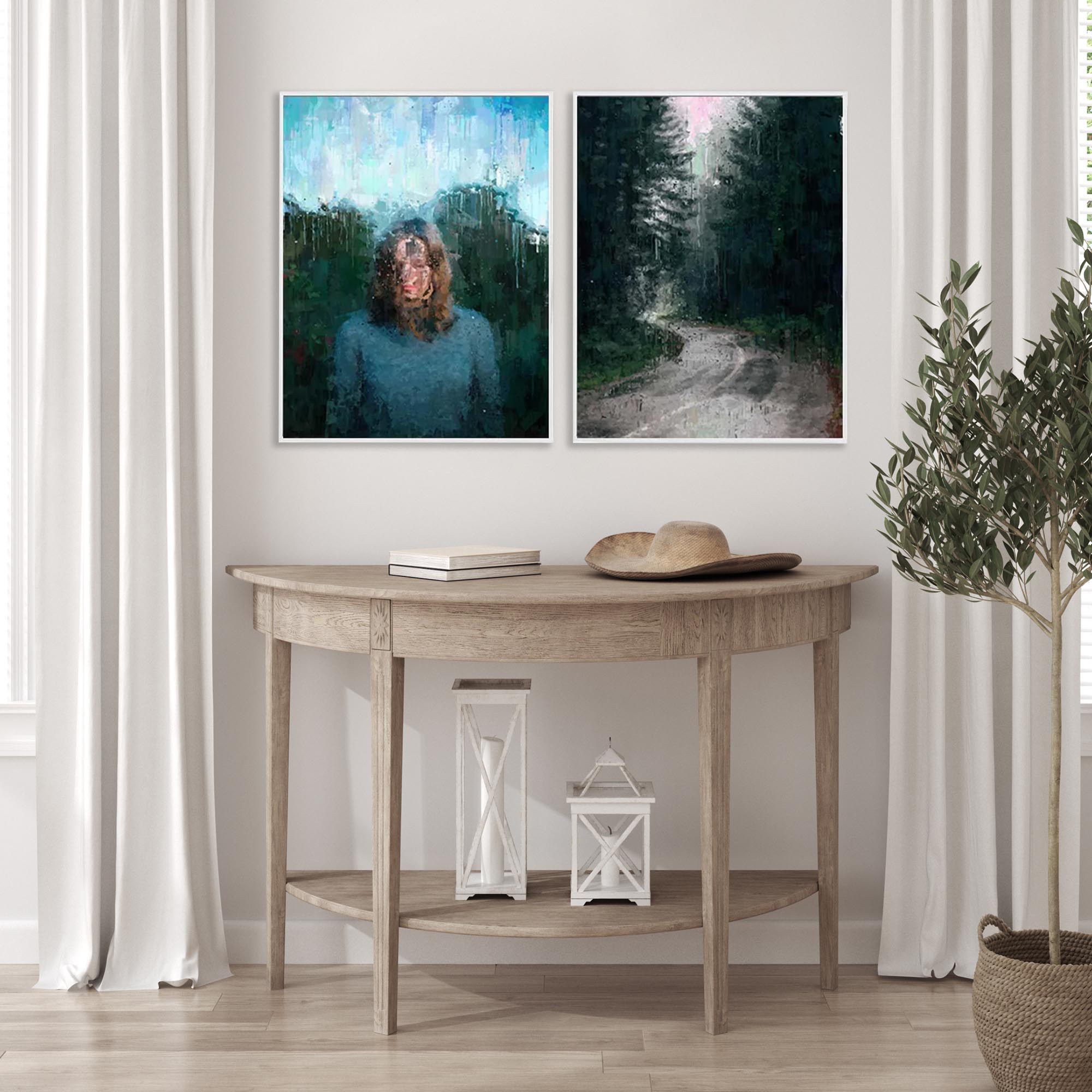 Through The Forest Canvas Set Of 2