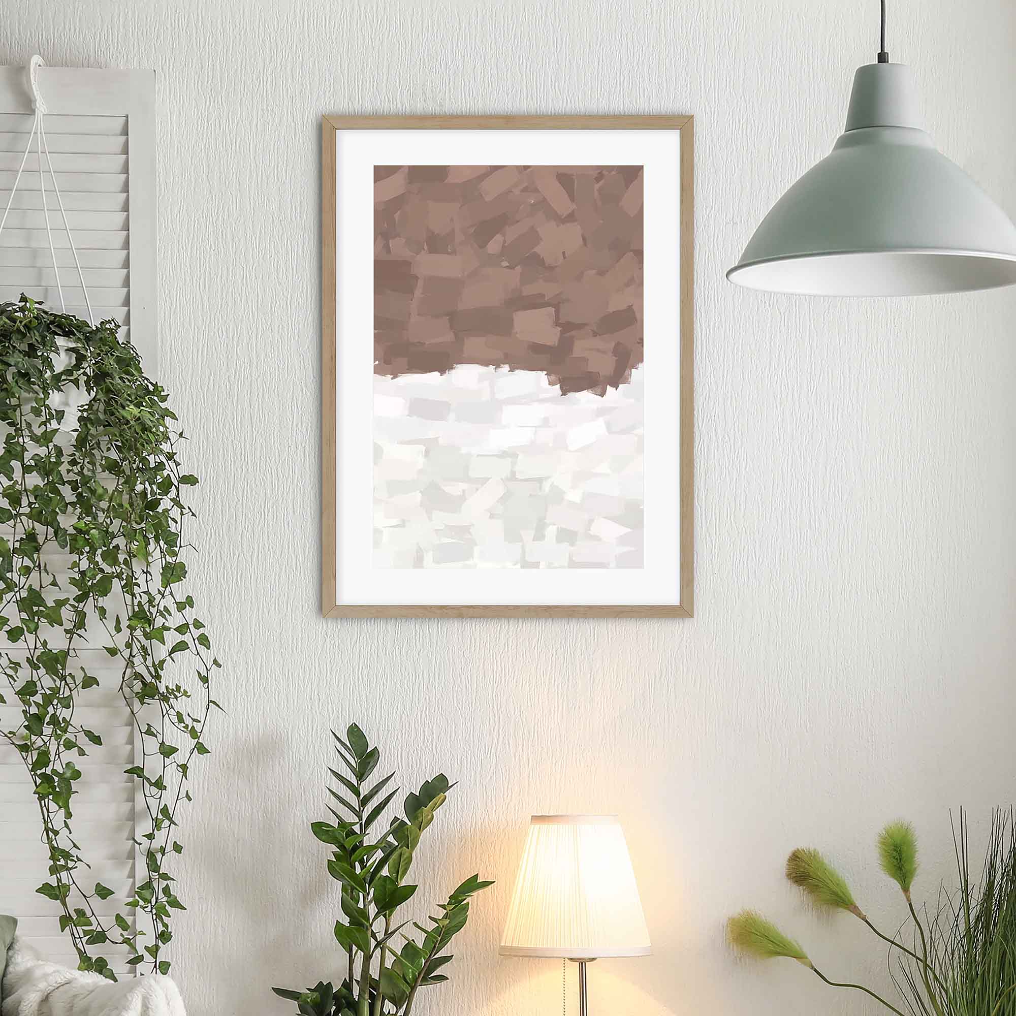 Two Parts Art Print-Abstract House