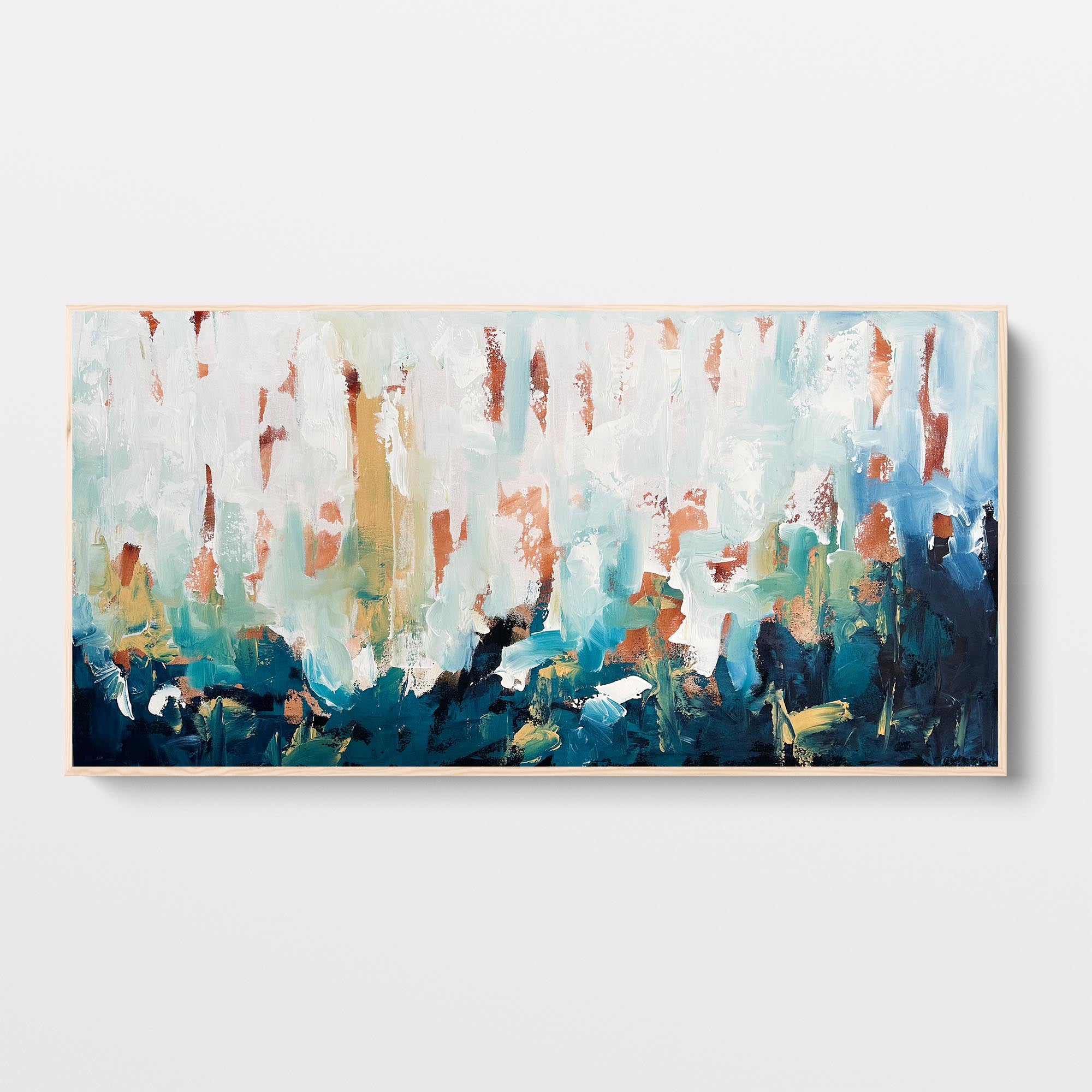 Wild Walk - Original Painting-Abstract House