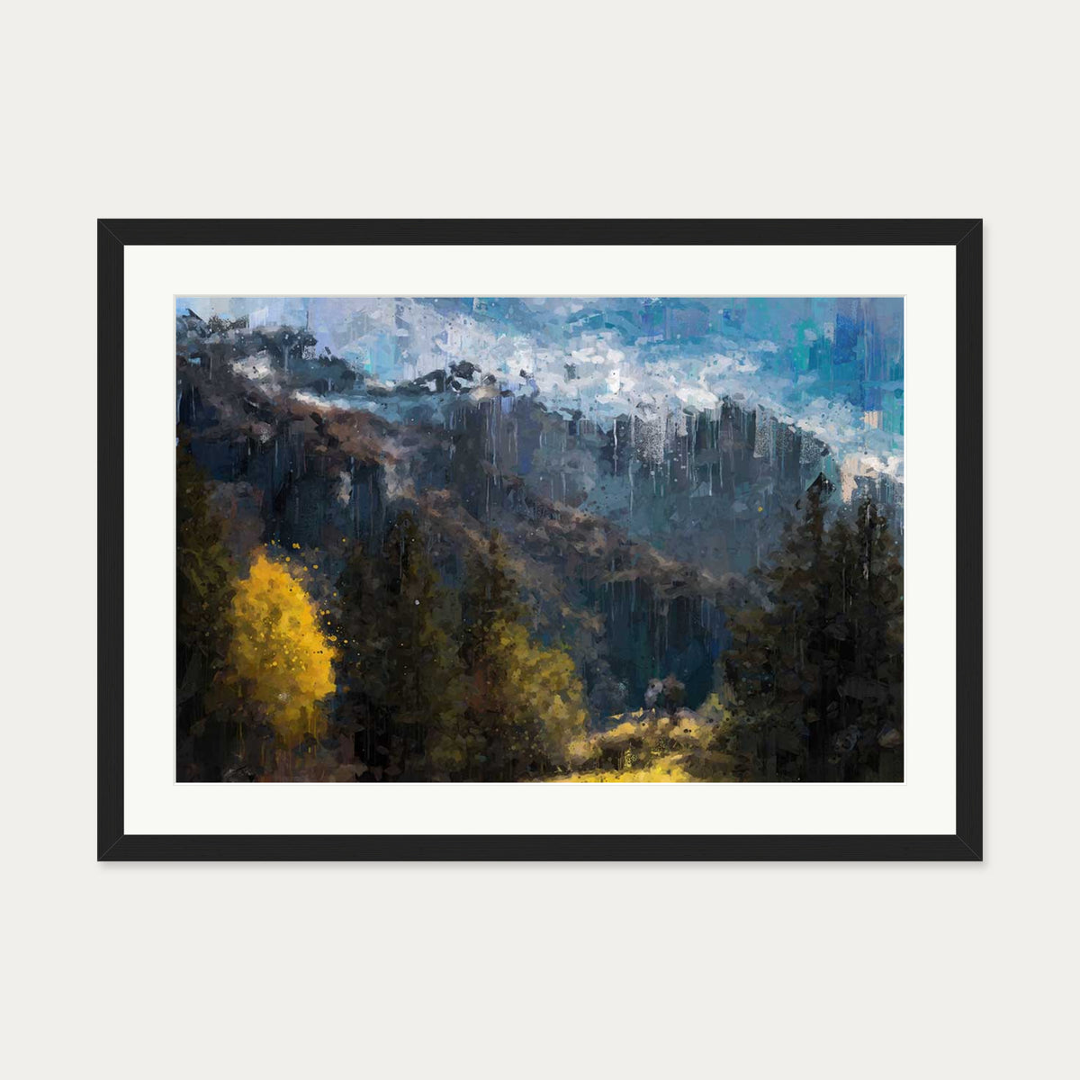 A Beautiful Landscape View — 50 x 70 cm — Black Frame