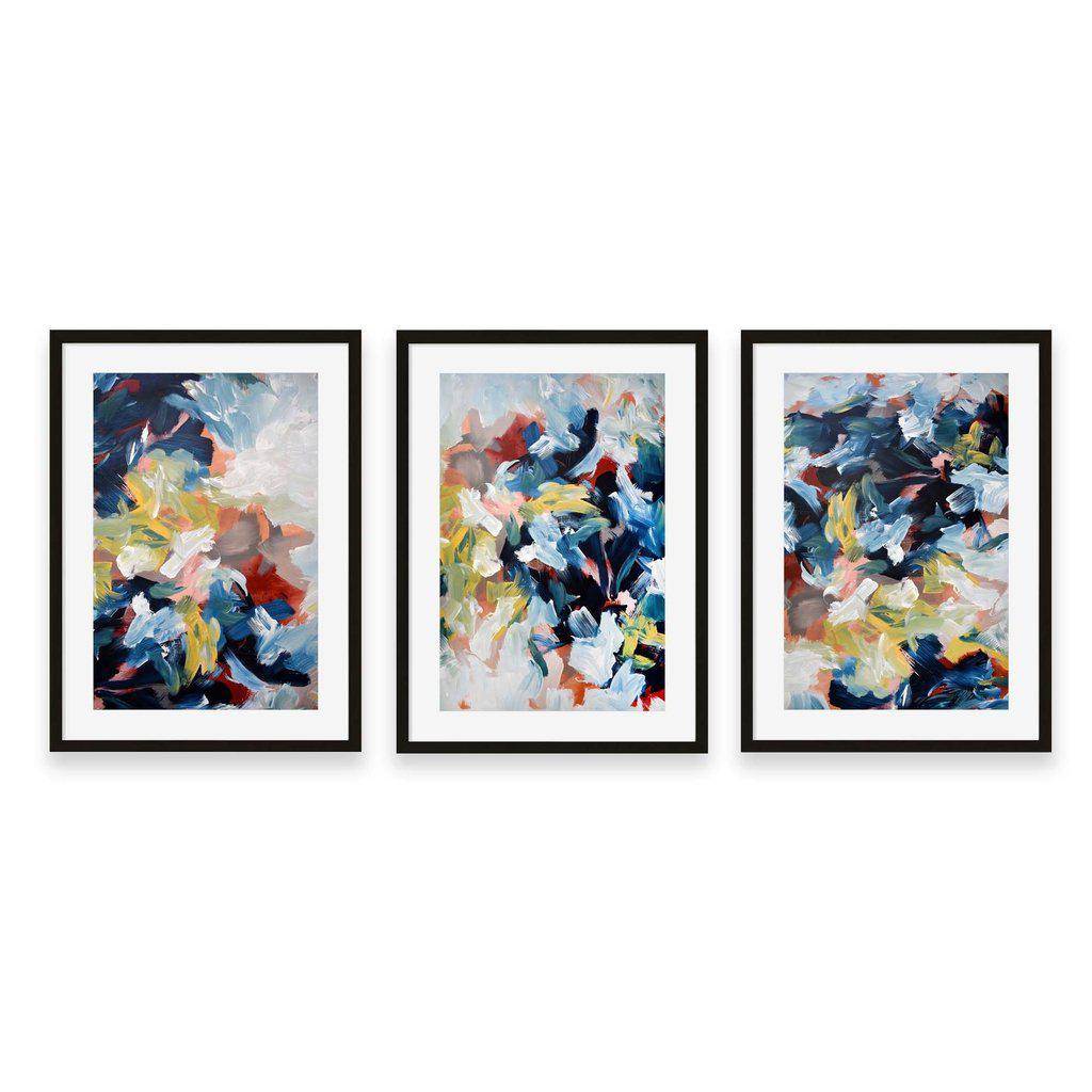 A Cluster Of Colours - Print Set Of 3