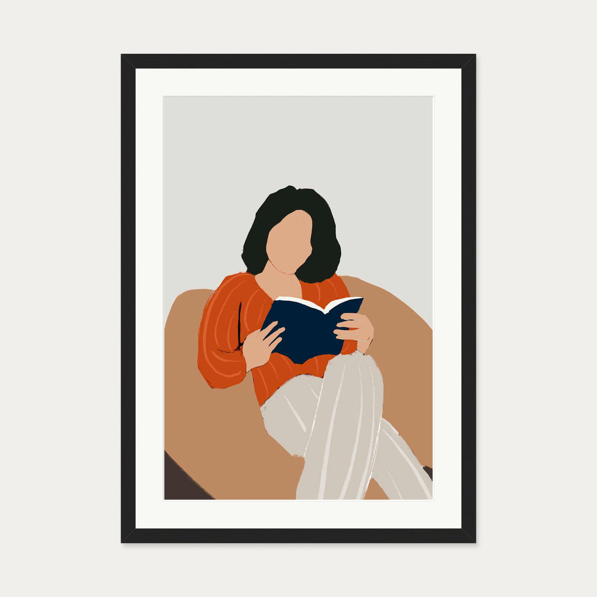 A Good Book — 50 x 70 cm — Black Frame