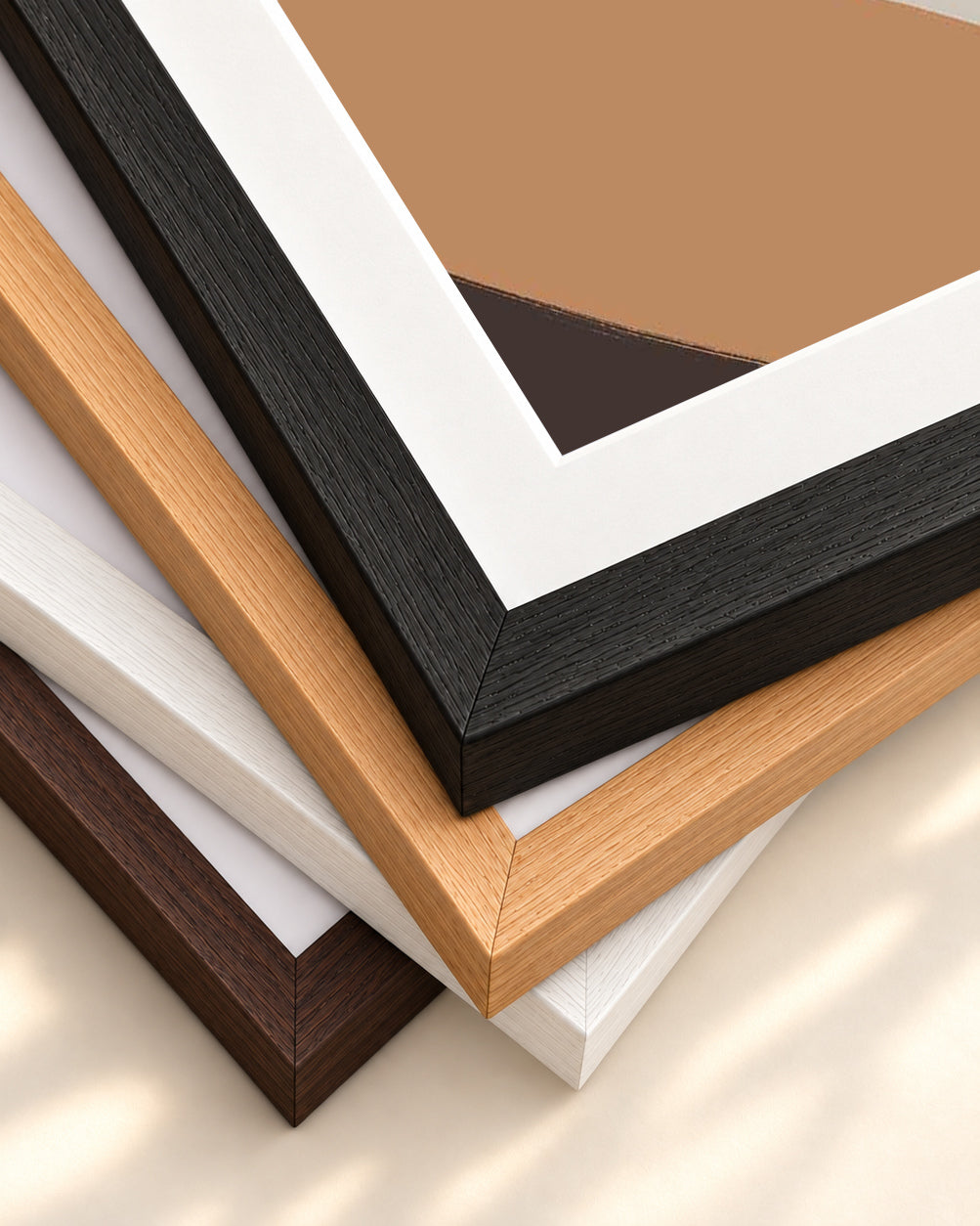 A Good Book — framed print corner with 5 cm mount and bevel