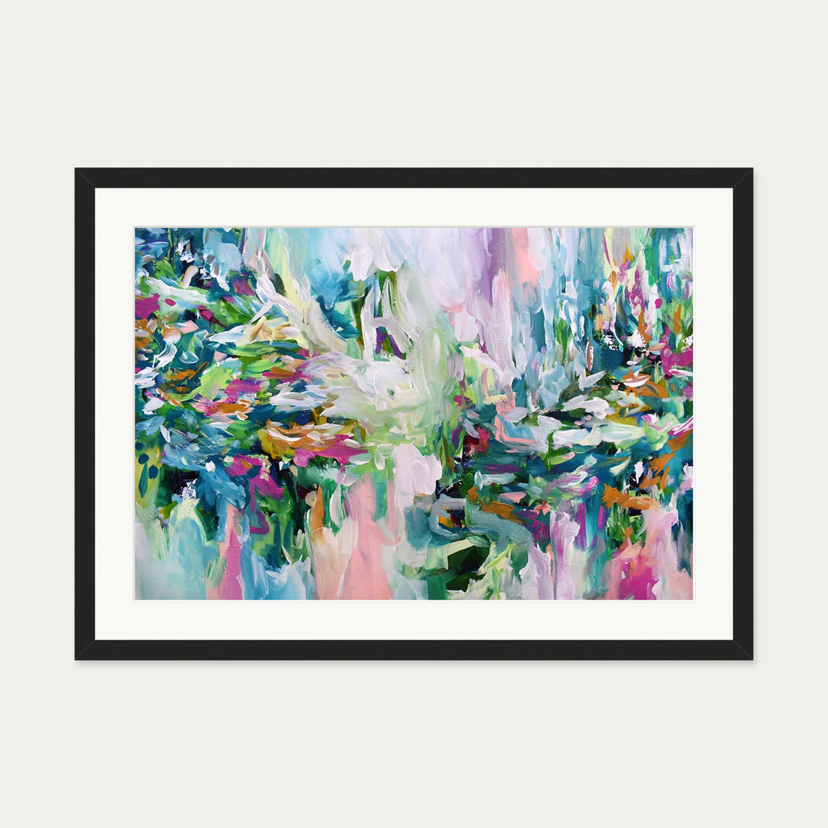 Abstract 149 Art Print — 50 x 70 cm — Black Frame