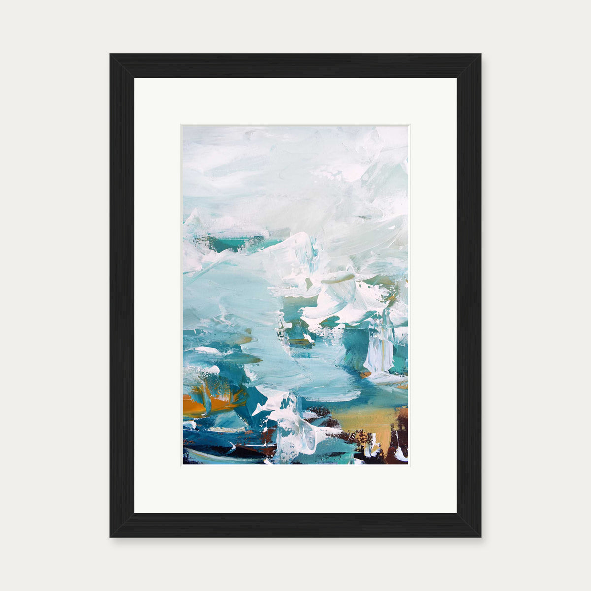 Abstract 251 Art Print — 30 x 40 cm — Black Frame