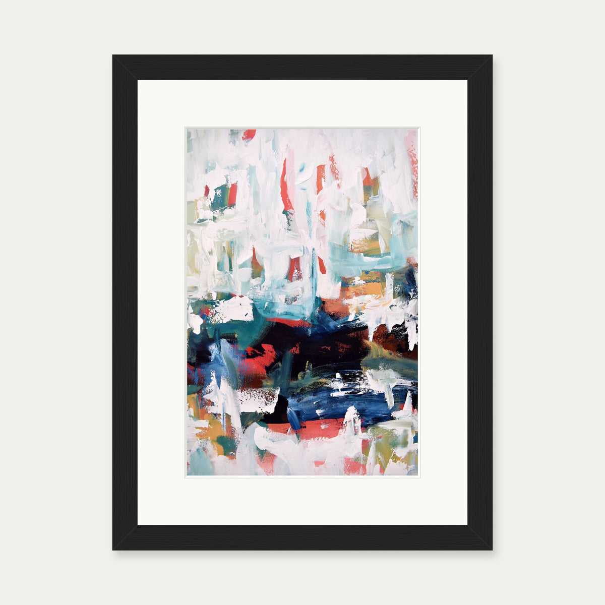 Abstract 270 Art Print — 30 x 40 cm — Black Frame