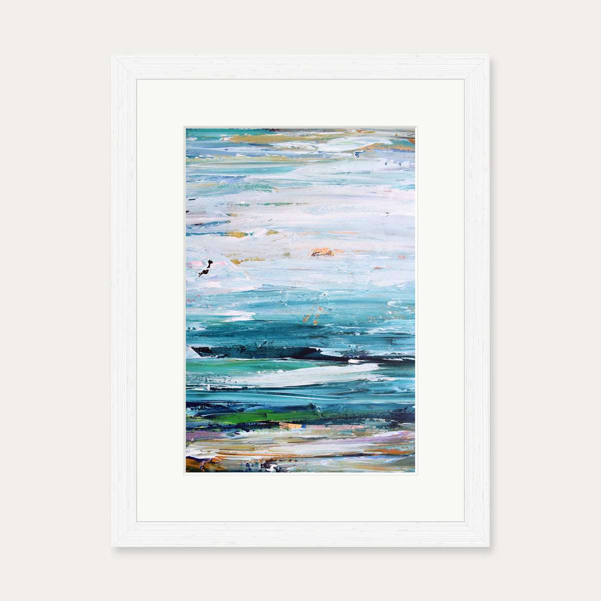 Abstract 287 Art Print — 30 x 40 cm — White Frame