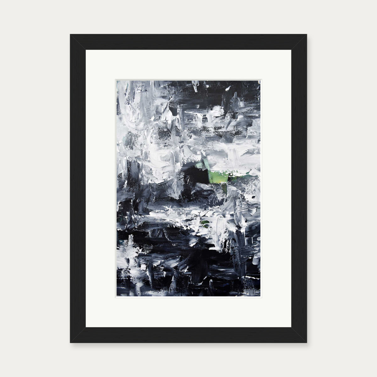 Abstract 291 Art Print — 30 x 40 cm — Black Frame