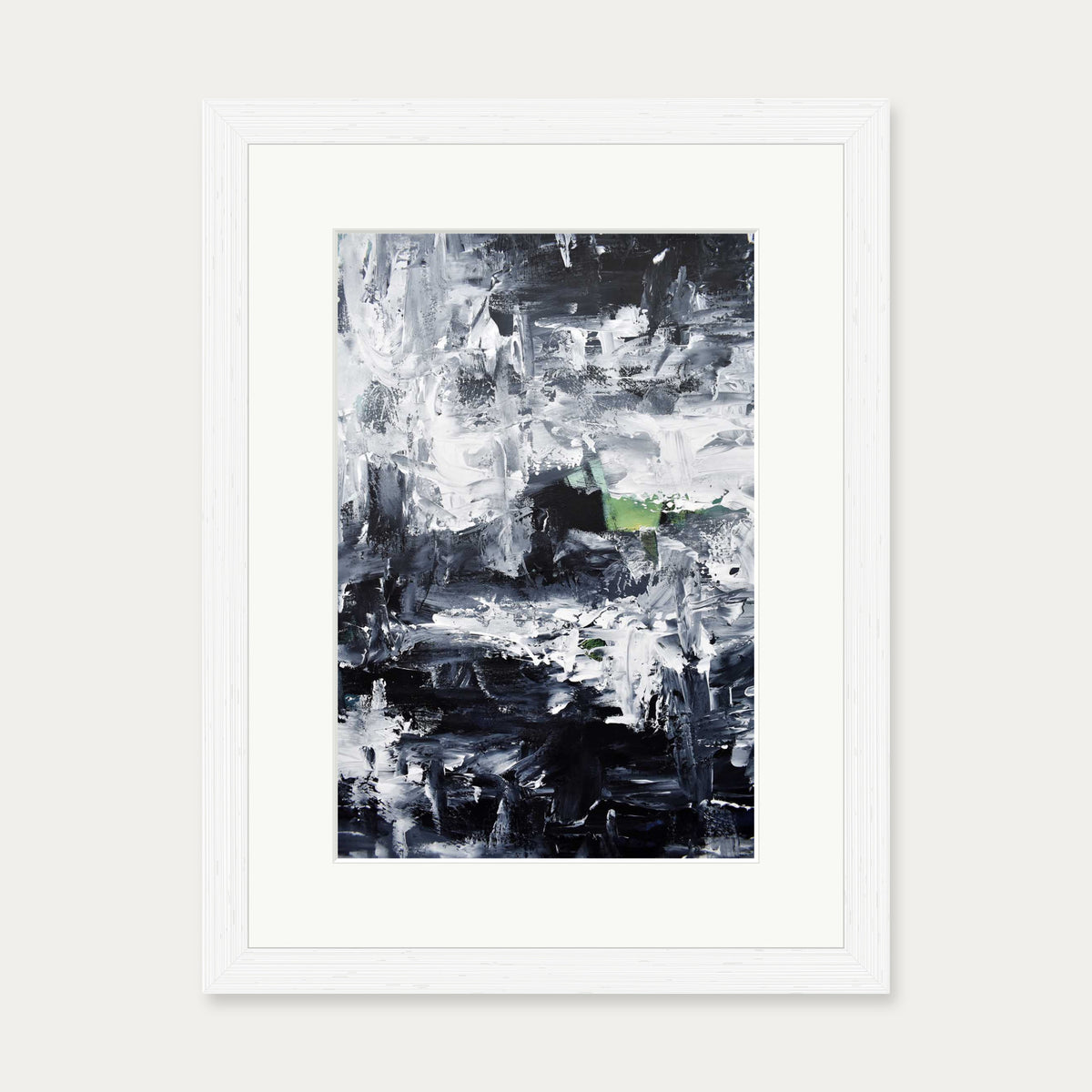 Abstract 291 Art Print — 30 x 40 cm — White Frame