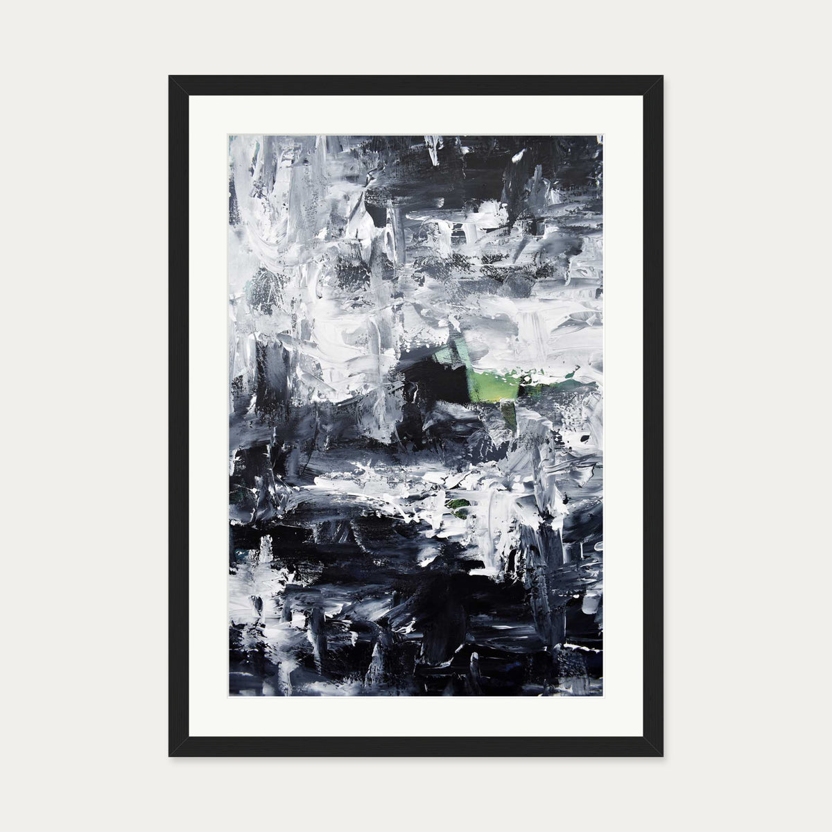 Abstract 291 Art Print — 50 x 70 cm — Black Frame