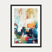 Abstract 30 Art Print — 50 x 70 cm — Black Frame