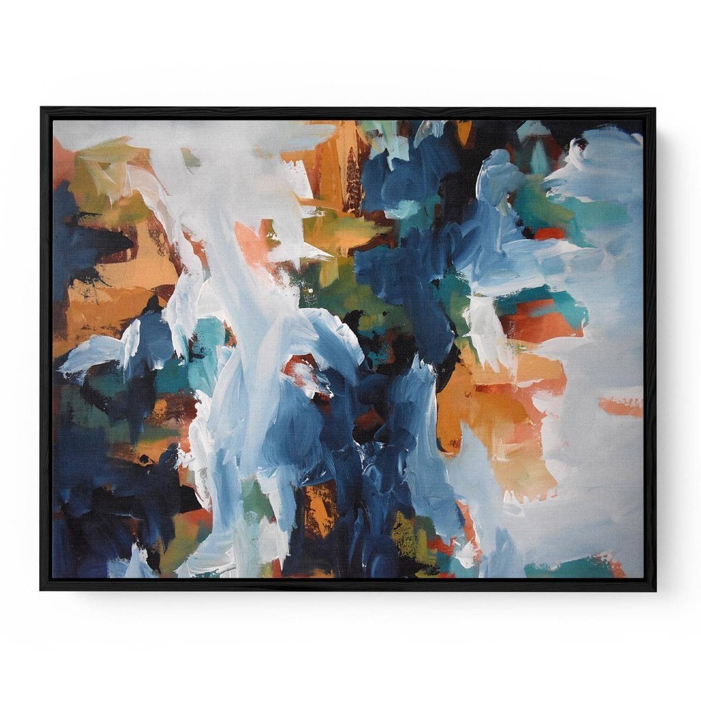 Abstract 400 Framed Canvas