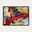 Abstract 416 Canvas Art — 50 x 70 cm — Black Frame
