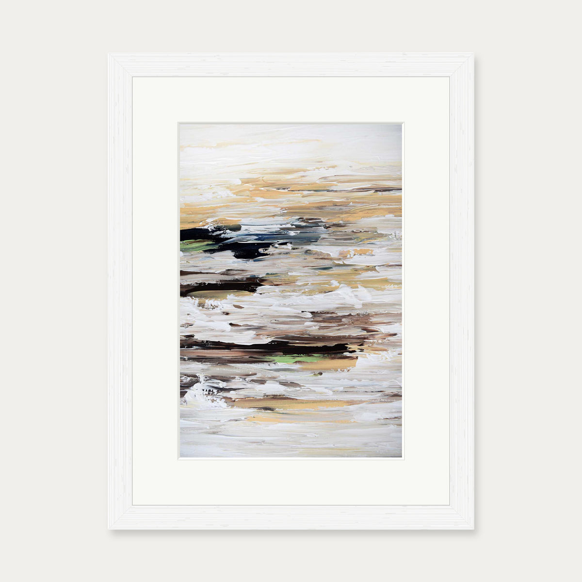 Abstract 457 Art Print — 30 x 40 cm — White Frame