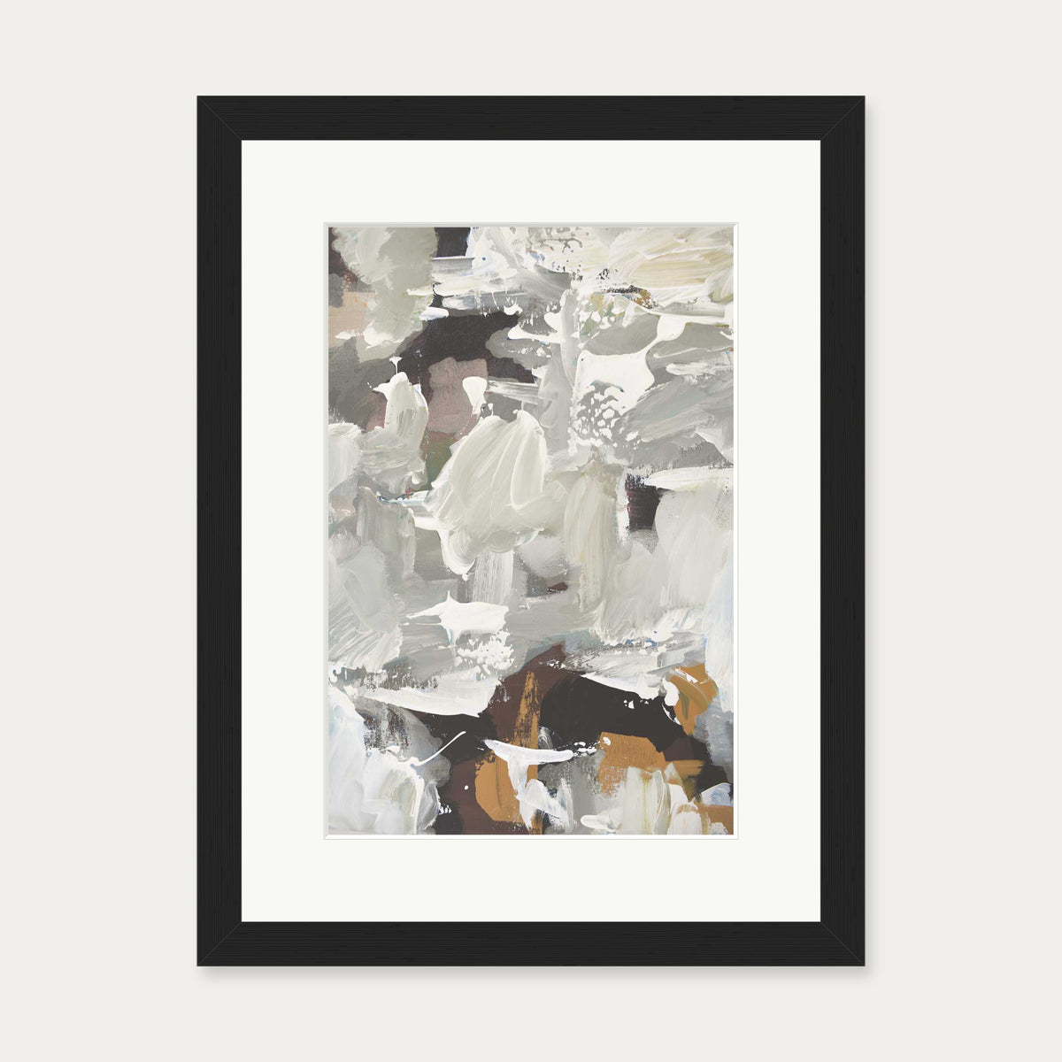 Abstract 471 Art Print — 30 x 40 cm — Black Frame