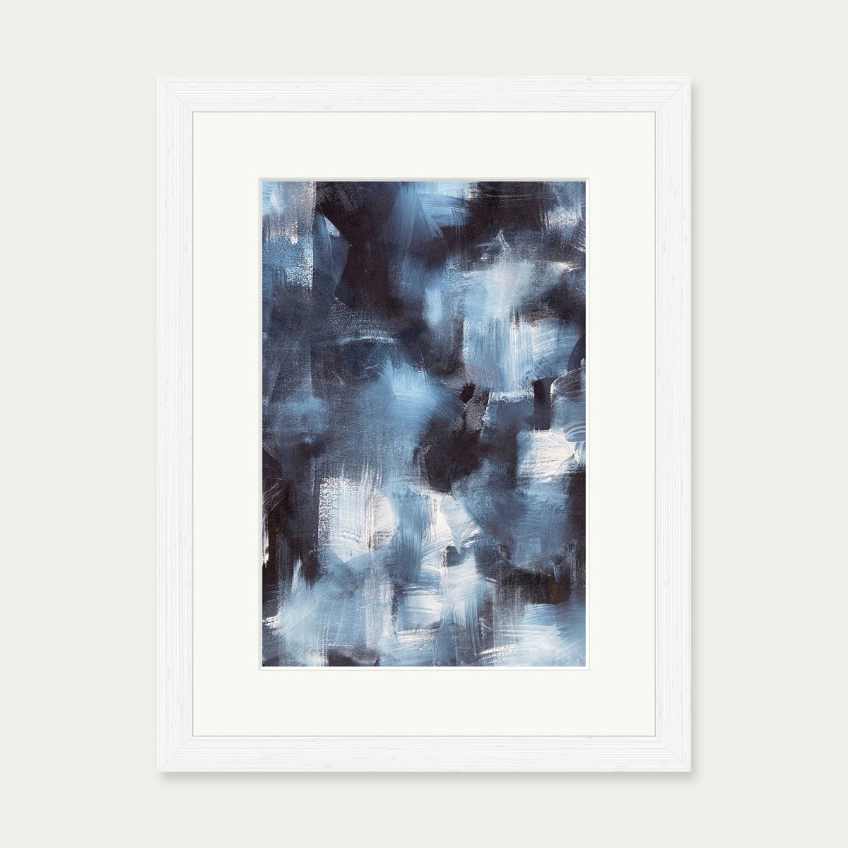 Abstract 503 Art Print — 30 x 40 cm — White Frame
