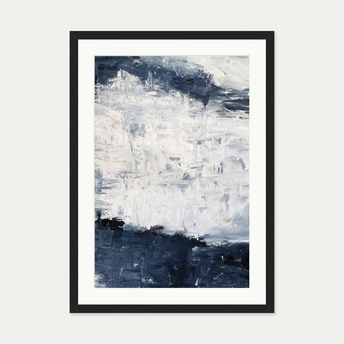 Abstract 507 Art Print — 50 x 70 cm — Black Frame
