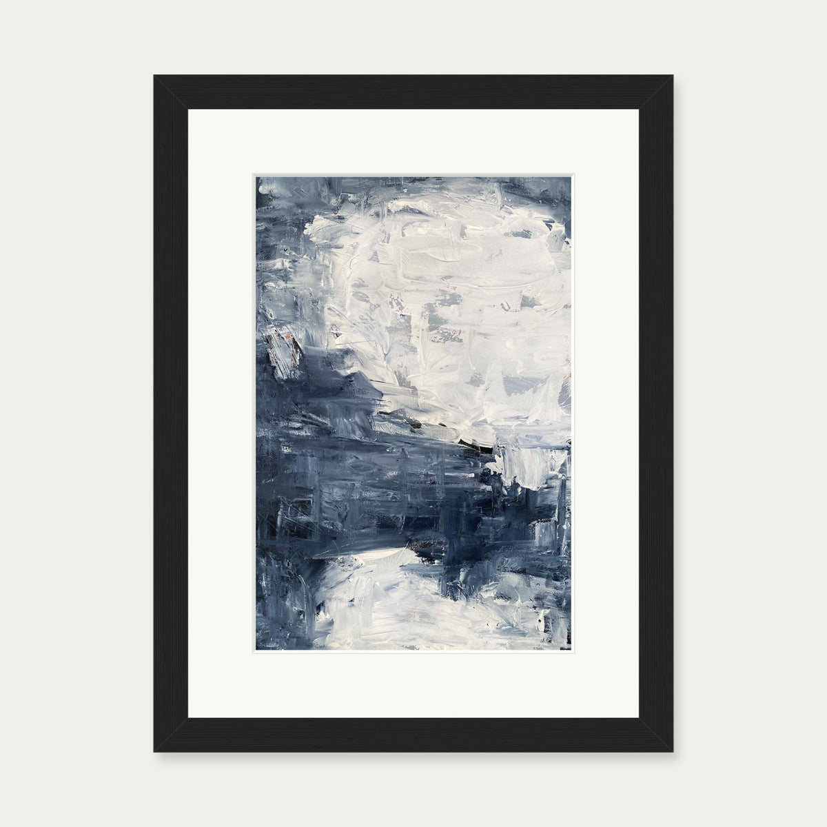 Abstract 508 Art Print — 30 x 40 cm — Black Frame