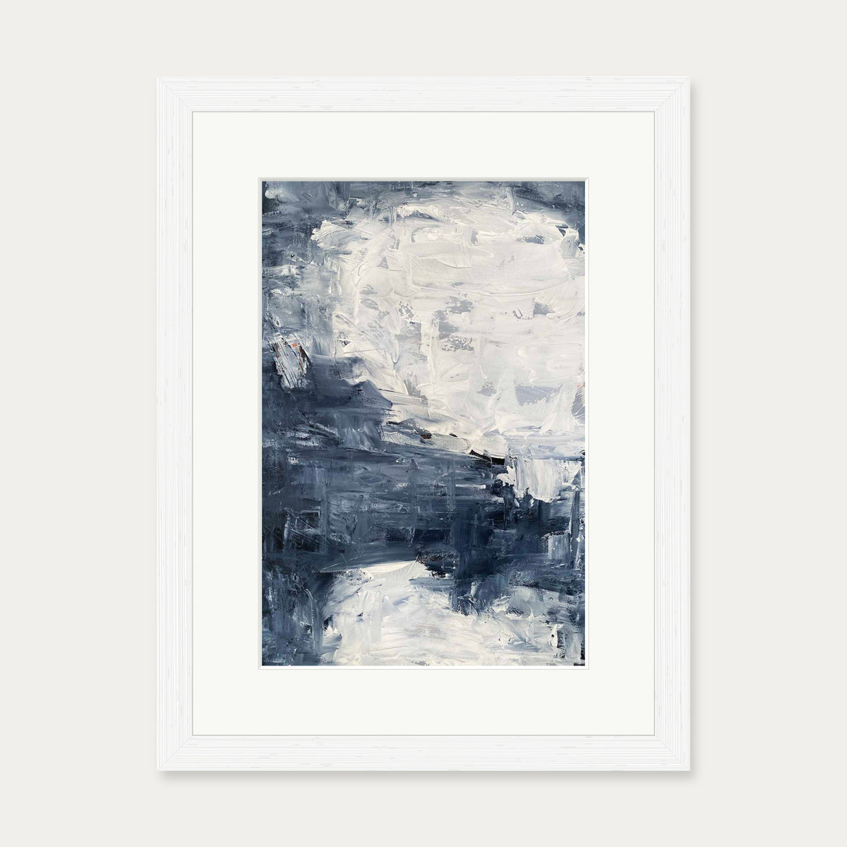 Abstract 508 Art Print — 30 x 40 cm — White Frame