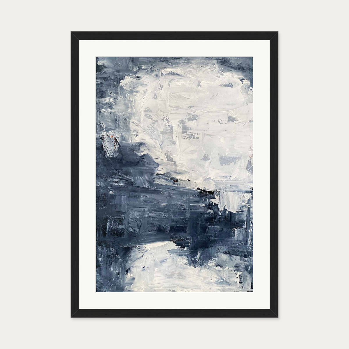 Abstract 508 Art Print — 50 x 70 cm — Black Frame