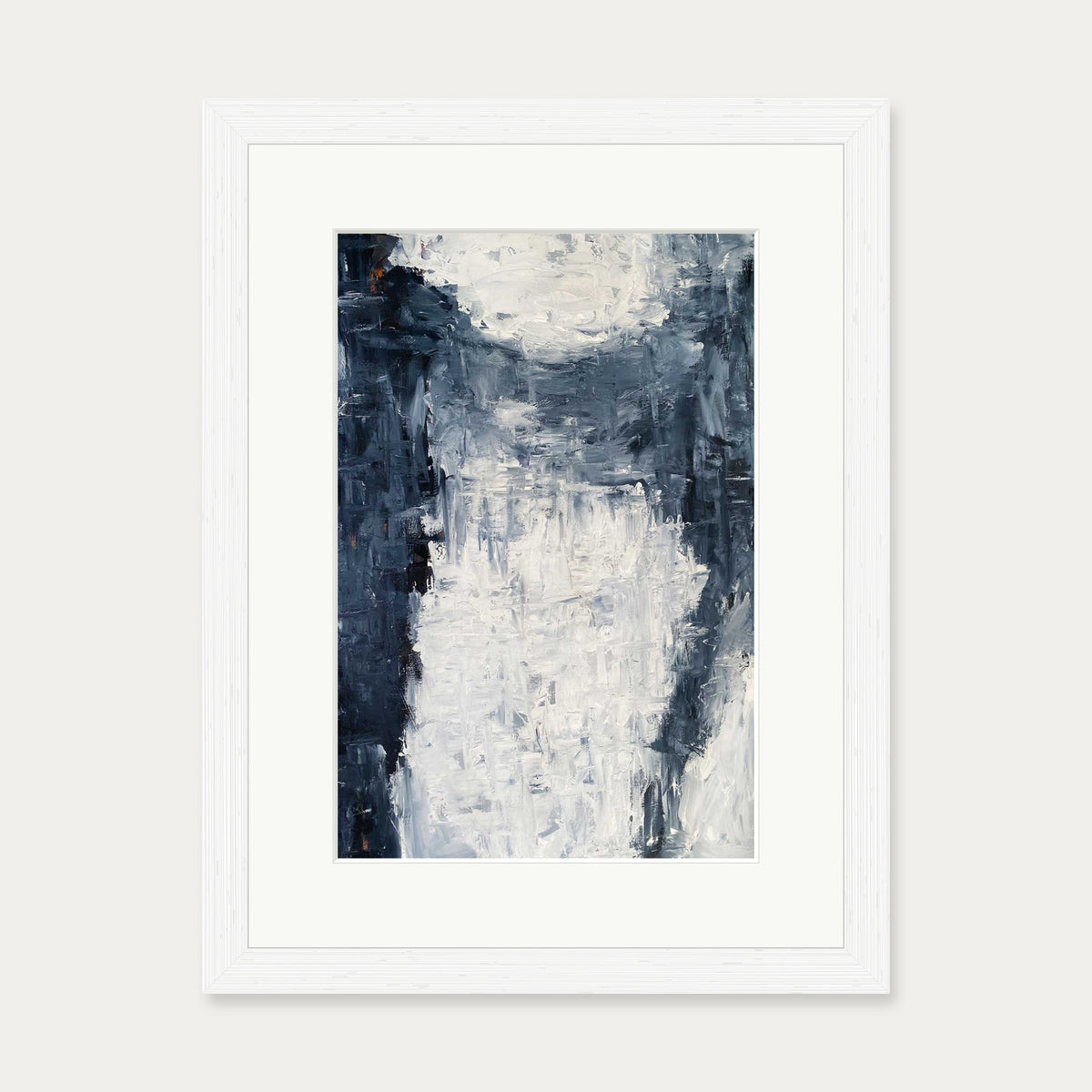 Abstract 509 Art Print — 30 x 40 cm — White Frame