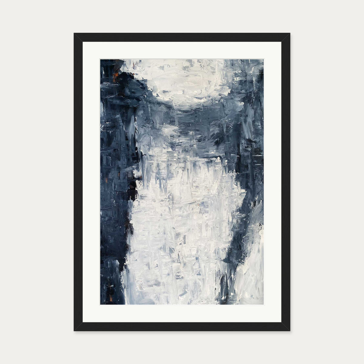 Abstract 509 Art Print — 50 x 70 cm — Black Frame