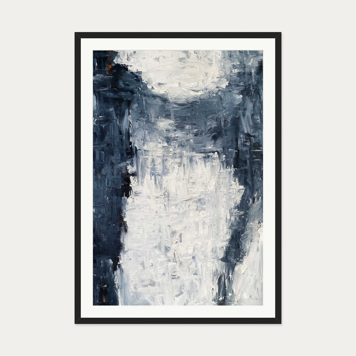 Abstract 509 Art Print — 70 x 100 cm — Black Frame