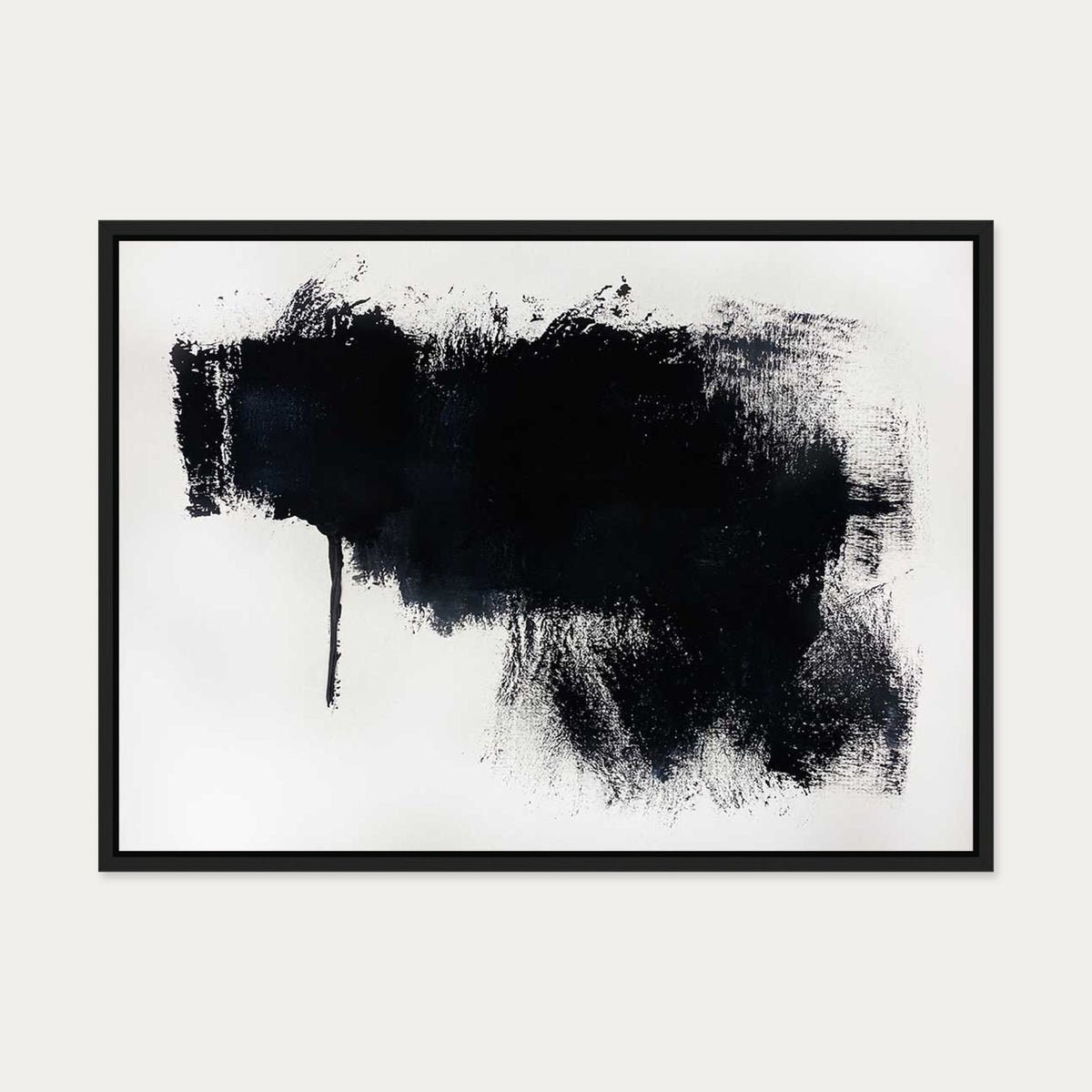 Abstract Illusions I Canvas Art — 50 x 70 cm — Black Frame