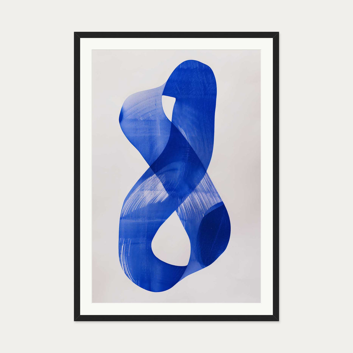 Abstract Infinity Wall Art — 70 x 100 cm — Black Frame