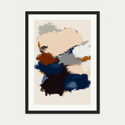 Abstract Paradigm I Art Print — 50 x 70 cm — Black Frame