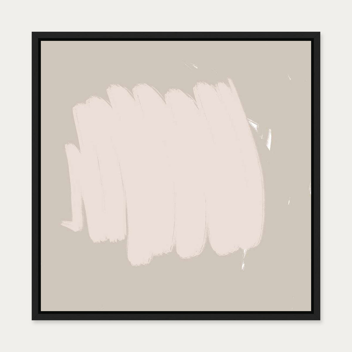 Abstract Study Canvas Art — 50 x 50 cm — Black Frame