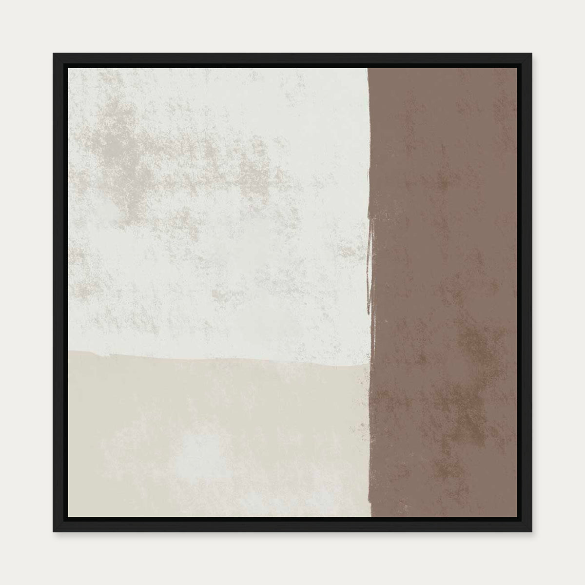 Abstract Study IV Canvas Art — 50 x 50 cm — Black Frame