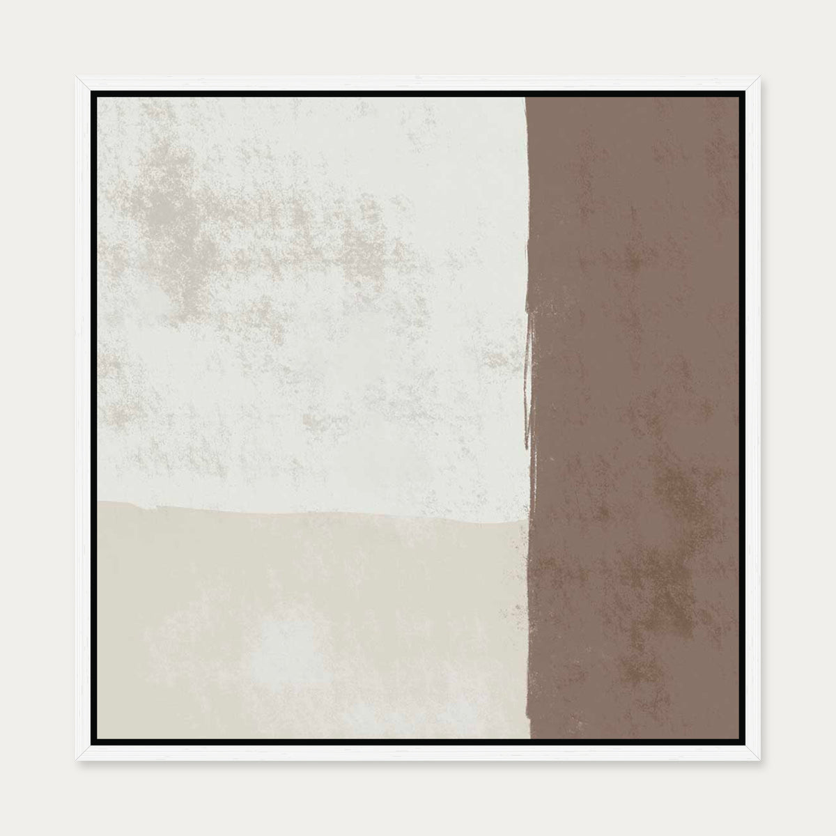 Abstract Study IV Canvas Art — 50 x 50 cm — White Frame