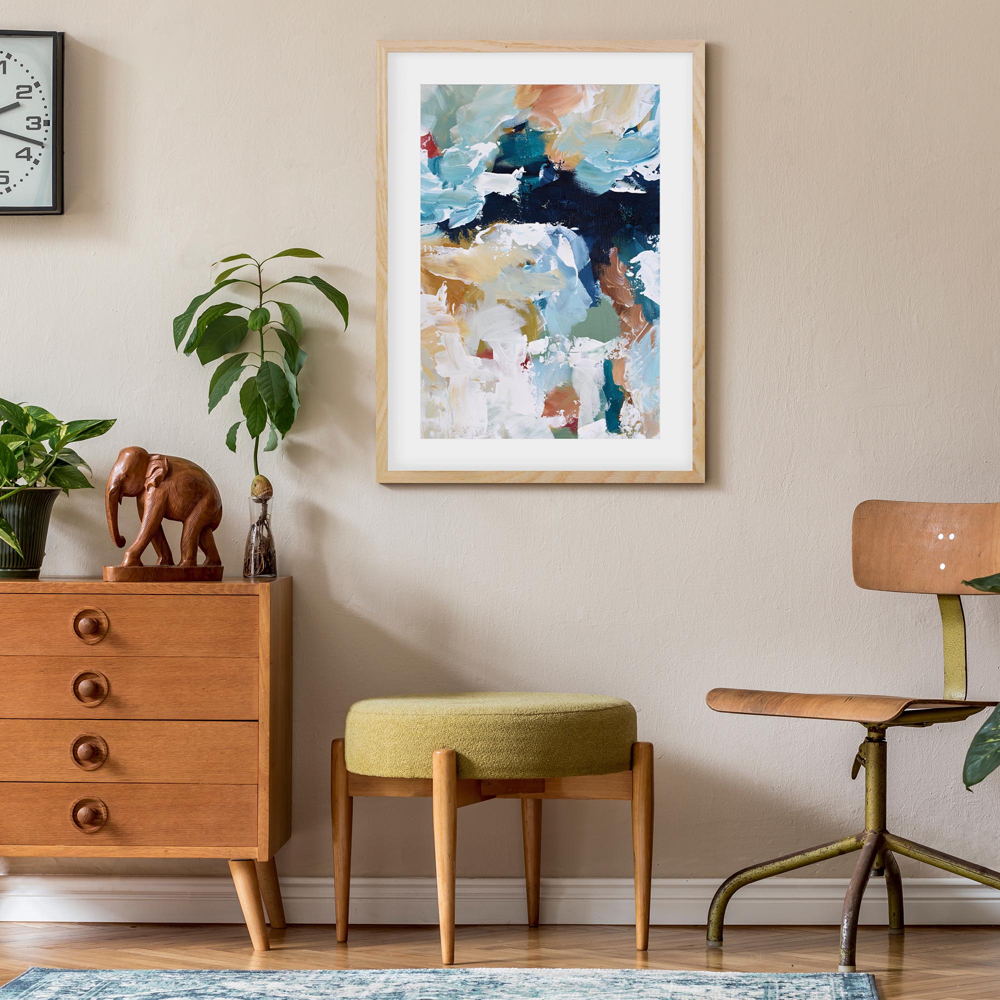 Abstract 323 Framed Art