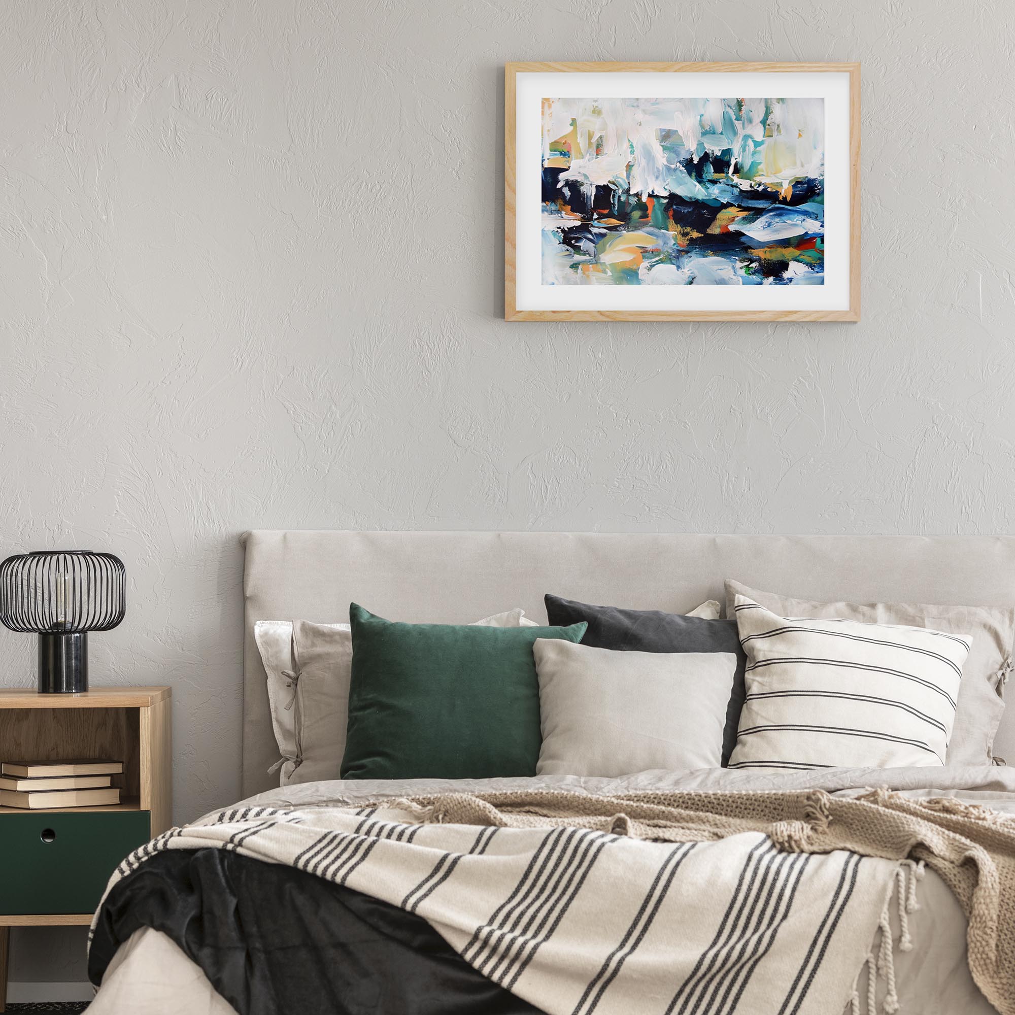 Abstract 159 Framed Art