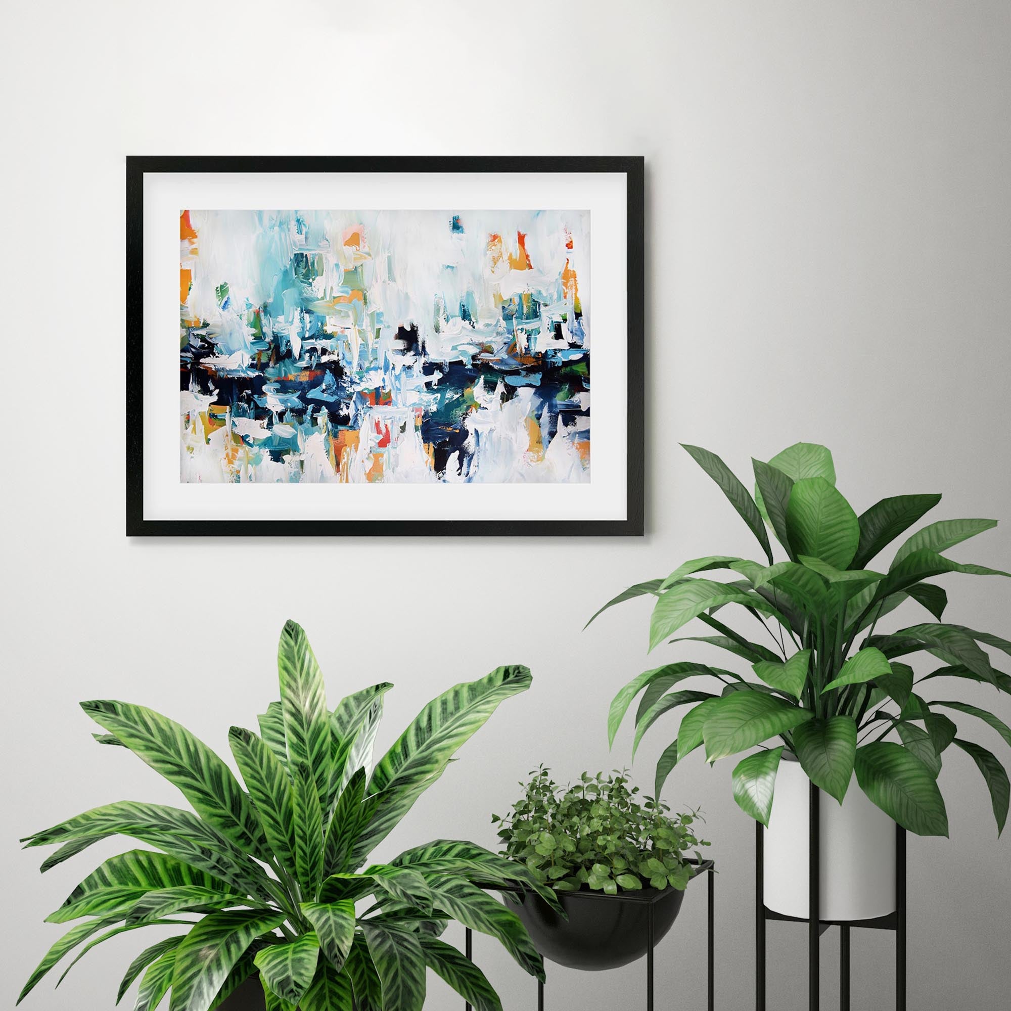 Abstract 153 Framed Art