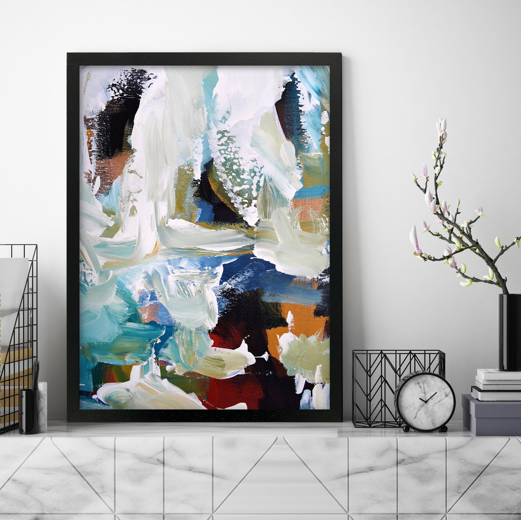 Abstract 307 Framed Art